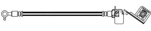 Borg & Beck BBH8185 Brake Hose To Fit Hyundai i30 Kia Ceed