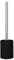 Ridder Touch Toilet Brush, Poly Resin, Black, 8.5 x 8.5 x 37 cm