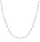 WANDA PLATA Kette Plättchen für Mädchen, Damen, Echt 925 Silber, Kette Kreis Coins, Plaettchen Schmuck, Modekette