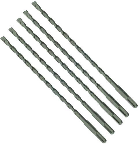 5 x SabreCut SDSE8_5 8mm x 460mm PGM Approved SDS Plus Drill Bits for Stone Concrete Brick