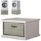 Tetbury washing machine pedestal stand. Truffle washing machine stand base with drawer. Fully Assembled