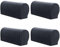 ESRISE Armrest Chair Covers, Set of 4 Stretch Armchair Couch Arm Rest Cover Anti-Slip Spandex Polyester Sofa Chair Arm Caps Slipcovers for Furniture Protector (Grey)