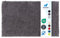 Floordirekt Badematte Sky - Badezimmerteppich - Weicher, dichter Hochflor - Rutschhemmend & Schnell trocknend - Geeignet für Fußbodenheizung - Eckig & Rund (70 x 120 cm, Dunkelgrau)