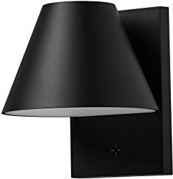 Lexon – HELLONITE Solarlampe wiederaufladbar durch ein Solarpanel mit 6 Stunden Akkulaufzeit (Schwarz)