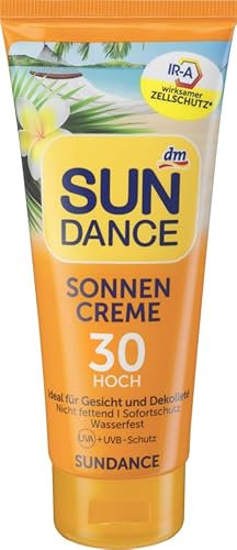 SUNDANCE Sonnenschutz SONNENCREME 24h Feuchtigkeitspflege für Gesicht & Dekolleté, LSF 50+ SEHR HOCH, 100 ml