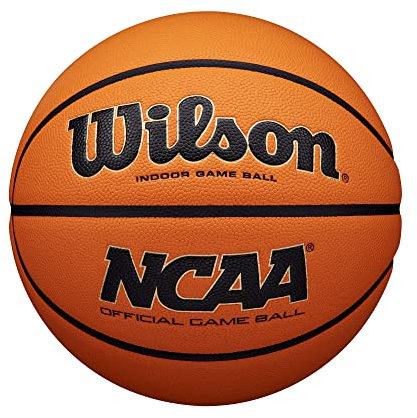 Wilson NCAA Evo NXT Indoor-Basketball, Größe 15,2-72,4 cm, Orange