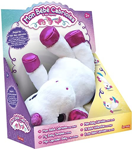 Mein Baby Cabrioles und seine Freunde - Lulu das Einhorn - Aktives Kuscheltier - Ab 2 Jahren - Lansay