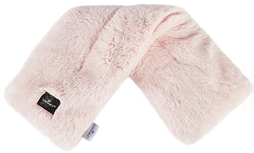 Warmies Microwavable Neck Wrap, Heatable Heat Pad with French Lavender Scent, Chill in a Freezer for Cooling Relief, Blossom Colour