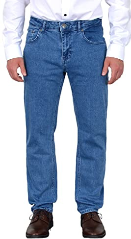 ADAM Straight Jeans Herren Regular Jeans Herren - Premium Stretch Jeans Herren mit geradem Schnitt