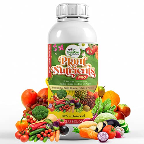 Parle Ropvatika Plant Nutrients Engrais Liquide Organique 100ml - Fertilisant pour les Plantes, les Fleurs, les Legumes et les Fruits - Engrais Plantes Vertes Interieur et Exterieur