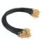 Aemygo 200 Pcs Waxed Leather Necklace Cord with Lobster Clasp, Black, 19.7in (50cm) Adjustable Length, 2 mm Premium Bulk Chains for DIY Jewelry Making