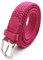 glomy* Cintura Elastica Intrecciata per ragazzi e ragazze, donna e uomo da 2,50cm larghezza, 105cm Fuchsia