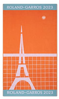 ROLAND GARROS - Strandtuch Spielerin Edition 2023, Sandboden, Einheitsgröße