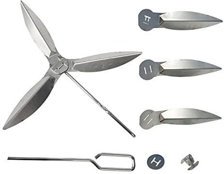 YWNYT Kit de Nettoyage One-Touch de 46,7 cm, 2 grilles pour Barbecue Weber 90992 3618 7443 307443 307408 90719 Pièce de Rechange 7444 Kit de Nettoyage One Touch