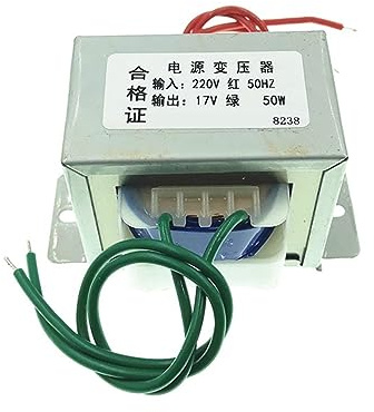 NURII Transformateur de Puissance, 50W 220V à 17V 3A AC 17V Circuit de contrôle Automatique du transformateur