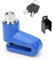JNNJ Candado De Freno De Disco para Moto, Candado Seguridad Antirrobo para Frenos Disco Bicicleta, Candado Moto Seguridad Robo, Antirrobo Disco Freno para Bicicleta, Motocicleta, Scooters(Azul)