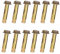 12 pernos de tornillo de expansión M8 x 60 mm, tuerca hexagonal, perno de anclaje de manga de expansión de alta resistencia, fijaciones de pared de ladrillo de hormigón resistente