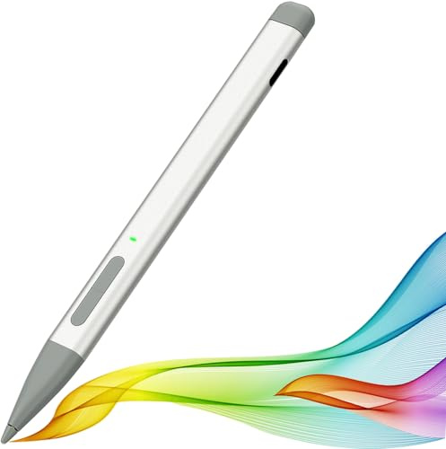 Slim Pen 2 for Microsoft Surface with 4096 Print Eraser and Right Click Palm Rejection Graphite Nib for Surface Pro 9/8/7/6/5/4/3/X, Surface Go 3/2/1, Book 3/2/1, Laptop 1-3, Surface