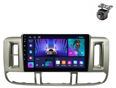 Android 12 Autoradio per Nissan X-Trail X Trail 1 T30 2000-2004 2 DIN Stereo Car Tablet Pollici Schermo MP5 Lettore Multimediale Receiver GPS con FM SWC Carplay Android auto (M150S 4core 2+32G)