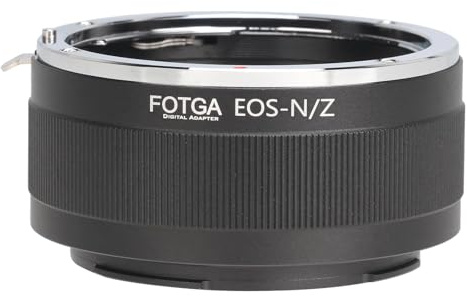 FOTGA EOS-N/Z Objektivadapter Ring für Canon EOS EF-S Mount Objektiv Adapter Konverter auf Z-Mount Kamera, Kompatibel mit Nikon Z5 Z6 Z7 Z30 Z50 Z6II Z7II Z8 Z9 Zf Zfc Full Frame Spiegelloses Kamera