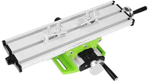 Joberio Mesa de Trabajo de fresadora,Mesa de fresado de Deslizamiento Transversal | Mesa de Trabajo compuesta de perforación Mesa Deslizante Cruzada | Carril guía Doble, Multifuncional, Alta
