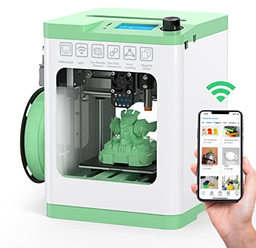 ENTINA Tina2S 3D-Drucker mit WLAN-Druck, automatische Nivellierung, Mini-3D-Drucker, komplett montiert, für Anfänger, verbessertes ultra-leises Motherboard