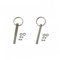 2 llaves de cabeza ovalada para Jura, llaves de cabeza ovalada con llavero, piezas de llave de cabeza ovalada y llavero para Jura/Krups Siziliana/AEG máquinas de café automáticas para desmontar el