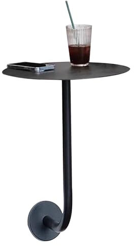 Bistrotisch zur Wandmontage, Stehtisch, Küchentisch und Esstisch an der Wand, runder Bistrotisch zur Wand, Werkbank, für die Heimbar, Büro, Sofa, Beistelltisch, Kaffeetheke