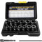 Bolt Extractor Set, 14Pcs 3/8'' Drive Impact Bolt and Nut Remover Set Stripped Bolt Extractor Socket Set, Bolt Extractor Tool Set for Damaged, Rusted, or Rounded-Off Bolts, Nuts, and Screws
