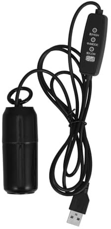 POPETPOP Fish Tank Oxygen Pump Aerator Pump Small Quiet for Aquarium Portable and Decorative Equipment