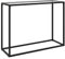 Woonisher Table Console Transparent 100x35x75 cm Verre trempé Petite Table de Chevet Table de Chevet Table de Chevet Industrielle Table d'appoint