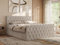 MKS MEBLE Boxspringbett 180x200 mit Bettkasten,Bett mit Matratze H3, Boxspringbett 180x200 mit Topper - Miren Duo - Beige Strukture - H3