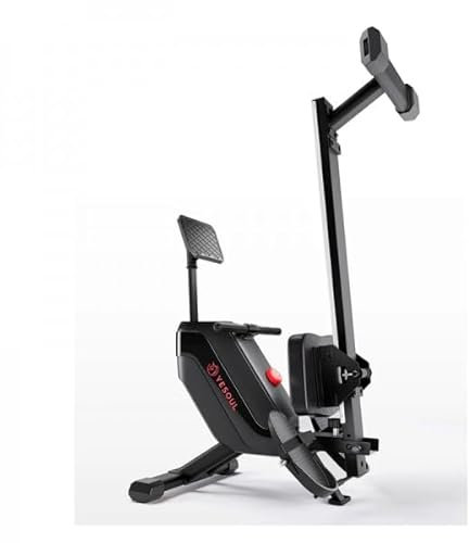 Yesoul R1 Rudergerät, magnetisch, faltbar, 100 Widerstandsstufen, App-Unterstützung, kompaktes Design, Kapazität 120 kg, Grau