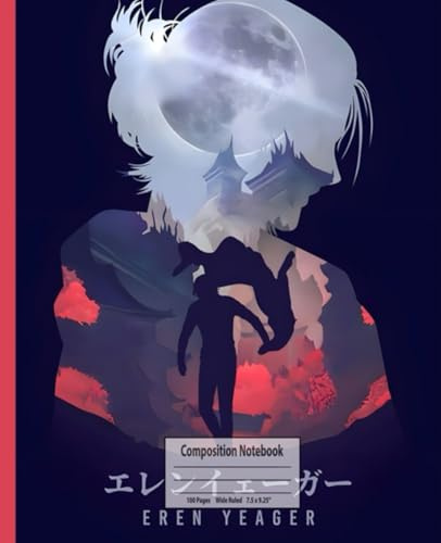 Composition Notebook: Anime Hero, Wide Ruled, 7.5 x 9.25 inches, 100 Pages – Perfect for Fans, School, and Creative Writing