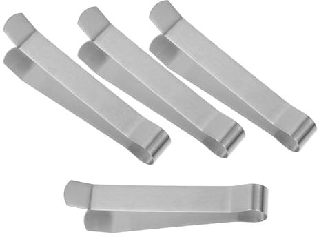 VICASKY 4 Stück Kerzenlöscher Aus Edelstahl Dochtklammer Metallclip Zur Sicheren Flammenlöschung Kompakt Und Praktisch Für Kerzenliebhaber
