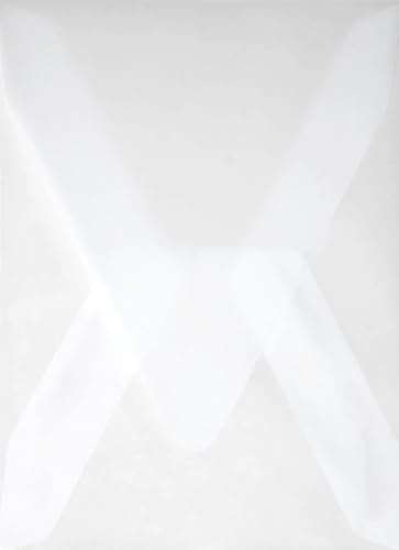 Netuno 100 Umschläge transparent Weiß 13,4x18,2 cm stilvoll, edel und fein | 112g durchscheinendes Papier · schöne durchsichtige Briefumschläge für Hochzeit, Einladung, Geldgeschenke & Gutscheine