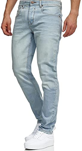 Tazzio Jeans Herren Slim Fit Stretch Jeanshose Hose Denim 16533 (36/32, Light-Blue)