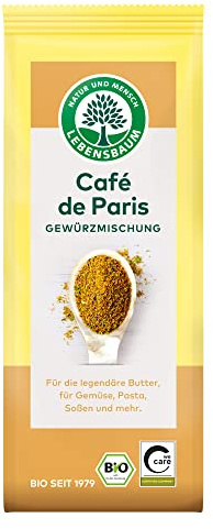 Lebensbaum Café De Paris, Bio-Gewürzmischung mit fruchtiger Note, vielseitig einsetzbar, geeignet für Dips & Butter, Zöliakie verträglich, vegan, 50g