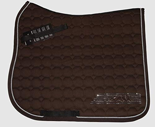 Equiline Schabracke BIRCK Octagone | Farbe: BROWN | Größe: Dressage