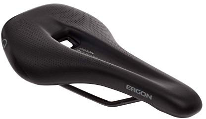 Ergon - SM Comp Men Fahrradsattel | für MTB | Männer | Small/Medium | Stealth Schwarz