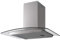 SIA CGH70SS 70cm Curved Glass Stainless Steel Chimney Cooker Hood Extractor Fan