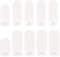 10pcs Gel Finger Protector Support Sleeve Finger Protectors Cots/Gloves Thicken Silicone Finger Covers for Blisters Thumb, Hand Eczema, Finger Cracking, Finger Arthritis, Finger Pain Relief
