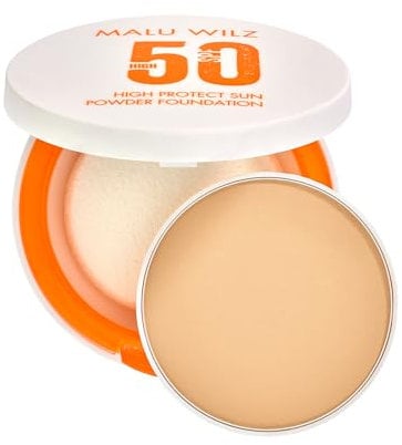 Malu Wilz Kosmetik High Protection Sun Powder Foundation SPF50#60 co