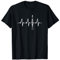 Klarinette Herzschlag Heartbeat Klarinettist Geschenk T-Shirt