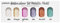 Panduro Watercolour Set Pastel Metallic Set of 6 Shimmering Aquarelle Colors, Palette for Painting, Calligraphy, Brush Lettering, for Children, Adults