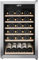 Cavin Cantinetta vino a libera installazione, Polar Collection 50, Cantinetta vino inox, 45 bottiglie, porta con protezione UV, sei ripiani in legno
