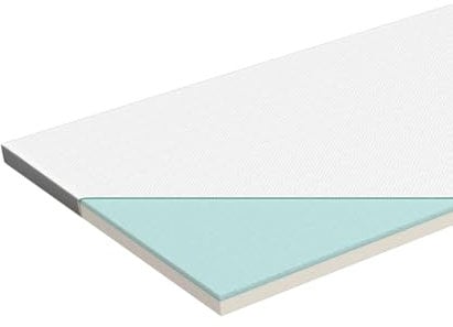 Genius eazzzy Topper Trend, 5 cm Höhe, Matratzentopper, atimungsaktiv, Memory Schaum, Allergiker geeignet, Matratzenauflage mit abnehmbarem Bezug Größe 160 x 200 x 5 cm, Weiß
