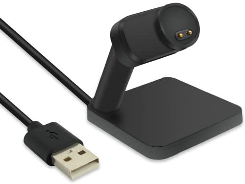 sciuU Ladestation Kompatibel mit Xiaomi Mi Band 6 & Mi Band 7 & Mi Band 5 & Amazfit Band 5, Magnetisches Ladedock Ladekabel Ständer Ladeständer, Ladegerät Halter mit 1m USB Kable Ladekabel