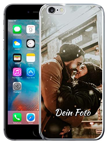 König Design Handyhülle mit Foto für Apple iPhone 6 / 6s - Personalisierte Hülle, selber gestalten, mit Bild - Schutzhülle aus weichem TPU Silikon Gel Material