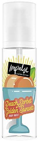 Impulse Peach Sorbet & Golden Sunsets Body Mist 6 x 150 ml